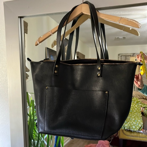 Portland Leather Purse/Tote - Picture 1 of 8